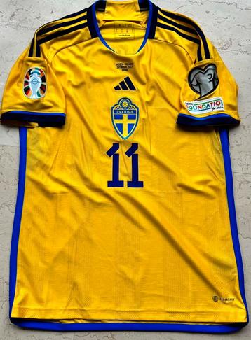 Zweden Shirt Thuis - Zlatan Ibrahimovic - Match Details beschikbaar voor biedingen
