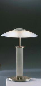 Holtkötter 6243/2-69 rvs tafellamp, Huis en Inrichting, Ophalen of Verzenden, Gebruikt, Metaal, Minder dan 50 cm