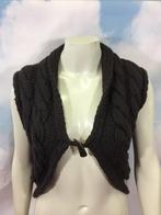 Sutherland bruin gebreid vest maat L (4B47), Kleding | Dames, Tweedehands verkoop, Bruin, Ophalen of Verzenden, Tweedehands verkoop