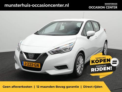 Nissan Micra 1.0 IG-T Acenta - Eerste Eigenaar - Apple Carpl, Auto's, Nissan, Bedrijf, Te koop, Micra, ABS, Airbags, Airconditioning