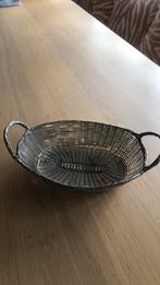 Zilver gevlochten broodmandje, Antiek en Kunst, Ophalen of Verzenden
