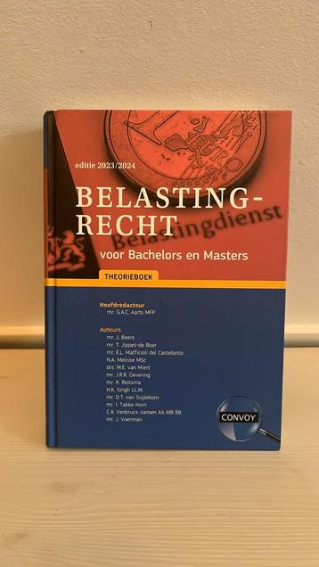 Studieboek belastingrecht 2023/2024 beschikbaar voor biedingen