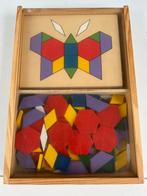 Mozaïek montessori hout spel ontwikkelingsmateriaal, Kinderen en Baby's, Ophalen of Verzenden, Gebruikt