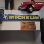 Michelin blikken reclamebord bandenrek, Verzamelen, Ophalen of Verzenden, Zo goed als nieuw, Reclamebord