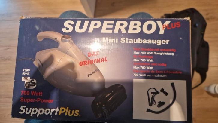Mini Stofzuiger - Superboy Plus, 700 watt. Handig voor klein, Witgoed en Apparatuur, Stofzuigers, Ophalen