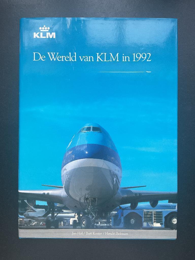 De wereld van KLM in 1992, Verzamelen, Ophalen of Verzenden, Zo goed als nieuw, Boek of Tijdschrift