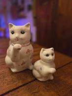 Vintage Katten Theepotje & Melkkannetje Set, Antiek en Kunst, Ophalen of Verzenden