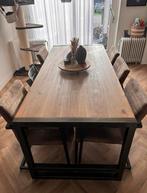 Eettafel met 6 stoelen, Ophalen, Gebruikt, 4 tot 6 stoelen