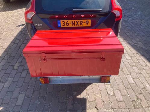 Bagagekoffer KANTELBAAR skibox trekhaakkoffer trekhaak kist, Auto diversen, Bagagerekken, Zo goed als nieuw, Ophalen of Verzenden