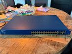 Netgear FS728TP 24 port PoE switch, Computers en Software, Netwerk switches, Ophalen of Verzenden, Gebruikt