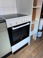 Beko keramisch fornuis FSM67010GW, Ophalen, Gebruikt, 60 cm of meer, Keramisch