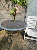 Tuinset met 4 verstelbare stoelen + tafel – in goede staat!, Ophalen, Zo goed als nieuw