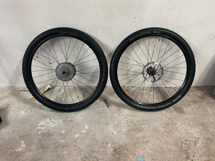 29 inch Mountainbike Wielset, Fietsen en Brommers, Fietsonderdelen, Gebruikt, Mountainbike, Wiel, Ophalen