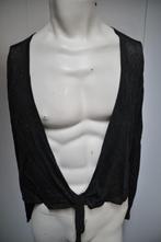 FA37 Mooi Bolero vestje Zwart Zilver maat XL, Kleding | Dames, Ophalen of Verzenden, Zo goed als nieuw, Zwart, Trui of Vest