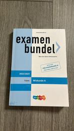 Examen bundel boek Wiskunde A 2022/2023 Wiskunde A Havo, Boeken, Schoolboeken, Ophalen of Verzenden, Zo goed als nieuw