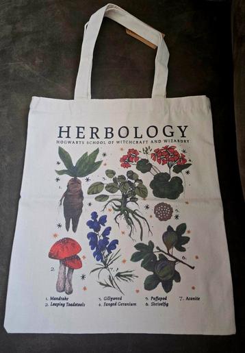 NIEUW Harry Potter Herbology totebag / tas met hengsels beschikbaar voor biedingen