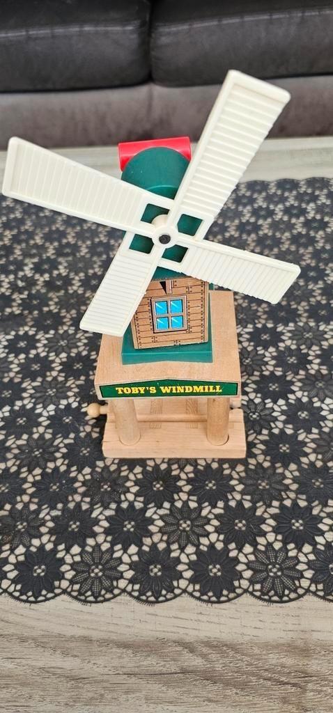 thomas de trein hout molen en meer tekoop, Kinderen en Baby's, Speelgoed | Thomas de Trein, Zo goed als nieuw, Ophalen of Verzenden