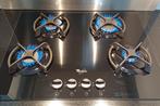 Mooie Whirlpool inbouw gaskookplaat gasfornuis 4 pitten, Zo goed als nieuw, Inbouw, Gas, 4 kookzones