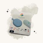 Google Chromecast met Google TV 4K - Sky Blauw 8GB in doos, Audio, Tv en Foto, Mediaspelers, Ophalen of Verzenden, Zo goed als nieuw