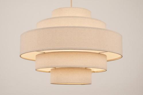 hanglamp 52cm linnen of stof hoekbank tafel bed bank lamp, Huis en Inrichting, Lampen | Hanglampen, Nieuw, Hout, Metaal, Stof