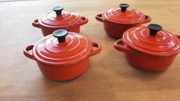 4 ovenpannetjes TGFF 12 cm beschikbaar voor biedingen