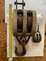 Oude Houten Katrollen - Set van Twee, Ophalen of Verzenden