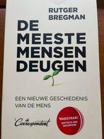 Rutger Bregman - De meeste mensen deugen, Ophalen of Verzenden, Zo goed als nieuw, Rutger Bregman