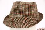 hoed Trilby Hawkins tweed-stijl rood bruin 57, 58, 59 nieuw, Hoed, Nieuw, Ophalen of Verzenden, 58 of 59 cm (L, 7¼ of ⅜ inch)