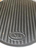 Rosle grillplaat dubbelzijdig, Ophalen of Verzenden, Zo goed als nieuw