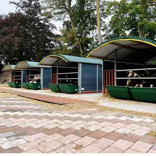 Kalverhuisvesting Buiten – Boogstal 4,1m – Bouwpakket Nieuw, Dieren en Toebehoren, Overige Dieren-accessoires, Nieuw, Verzenden