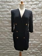 Elisabetta Franchi blazer Jurk - Maat 42, Zwart, Maat 42/44 (L), Zo goed als nieuw, Knielengte
