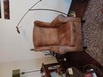 Nubik look bruine fauteuil, Huis en Inrichting, Ophalen, Overige materialen, Gebruikt, 75 tot 100 cm