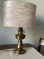 Lamp koperen voet (van olielamp) retro, Ophalen of Verzenden, Minder dan 50 cm