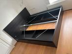 Ikea Malm Bed, Ophalen, Zwart, Tweepersoons, 180 cm