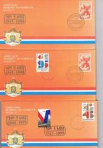 1e dag envelop oranje fdc 50 jaar bevrijding 3 stuks, Postzegels en Munten, Brieven en Enveloppen | Nederland, Envelop, Ophalen