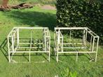 2 stuks metalen stoelframe, Ophalen, Gebruikt, Metaal