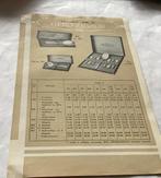 Gero Zilvium folder met 6 blz, Ophalen of Verzenden, Overige typen