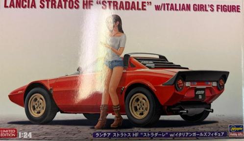 Coelianmodels Hasegawa 20543, Lancia Stratos, 1/24, € 44,99, Hobby en Vrije tijd, Modelbouw | Auto's en Voertuigen, Nieuw, Auto
