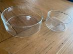 Set glazen schalen, Huis en Inrichting, Keuken | Servies, Ophalen, Overige stijlen, Glas, Schaal of Schalen