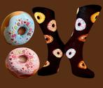 DONUTS SOKKEN + 2 OPBERG/SNOEP BIKJES DONUTS, Ophalen of Verzenden, Nieuw
