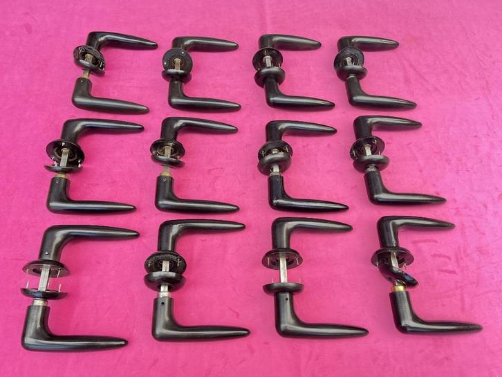 Bakelieten Dudok deurklinken, deurkrukken, klinken nr 44, Antiek en Kunst, Curiosa en Brocante, Ophalen of Verzenden