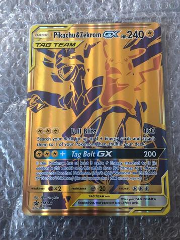 Pikachu & Zekrom GX SM 248 Oversized beschikbaar voor biedingen