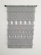 Macrame groot wandkleed 55 x 85 cm grijs, Ophalen of Verzenden, Nieuw