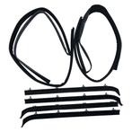 Raamborstel + sponning rubber set voordeur Chevy G-serie Van, Ophalen, Amerikaanse onderdelen, Deur