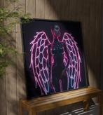 Uniek XXL Glasschilderij | Sexy Neon Angel #1 - 6 sizes, Oorspronkelijke maker, Verzenden, Nieuw, 125 cm of meer