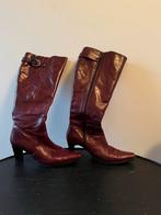 Cellini Laarzen Maat 40 Donkerrood Leer, Kleding | Dames, Schoenen, Ophalen of Verzenden, Rood, Hoge laarzen