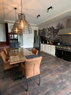 Tafel en stoelen, Huis en Inrichting, Tafels | Eettafels, Ophalen, 200 cm of meer, 50 tot 100 cm, Zo goed als nieuw