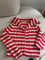 Zara gestreepte cardigan - Maat M, Ophalen of Verzenden, Nieuw, Maat 38/40 (M), Rood