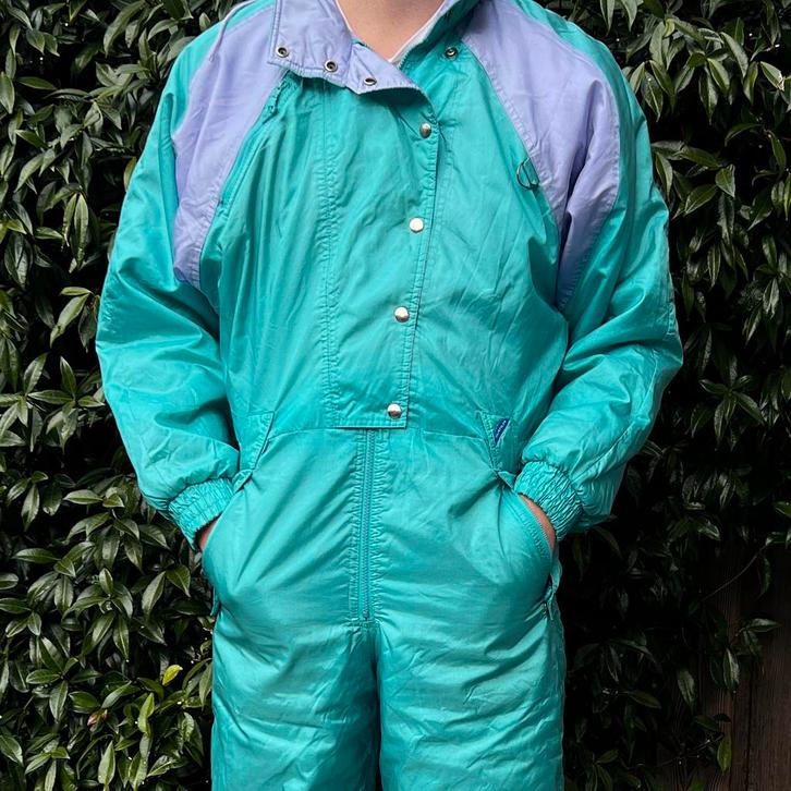 Vintage Retro Skipak (M/L), Kleding | Dames, Wintersportkleding, Gedragen, Pak, Maat 38/40 (M), Ophalen of Verzenden