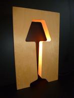 Geweldige J.c.j. Haans design nolamp tafellamp, Huis en Inrichting, Lampen | Tafellampen, Ophalen of Verzenden, Gebruikt, Hout